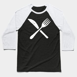 Fork and Knife Baseball T-Shirt